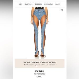 MUGLER JEANS
